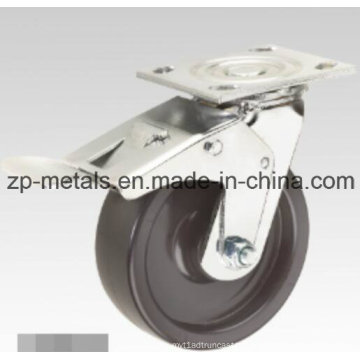 Heavy-Duty Black PP with Brake Caster Wheel